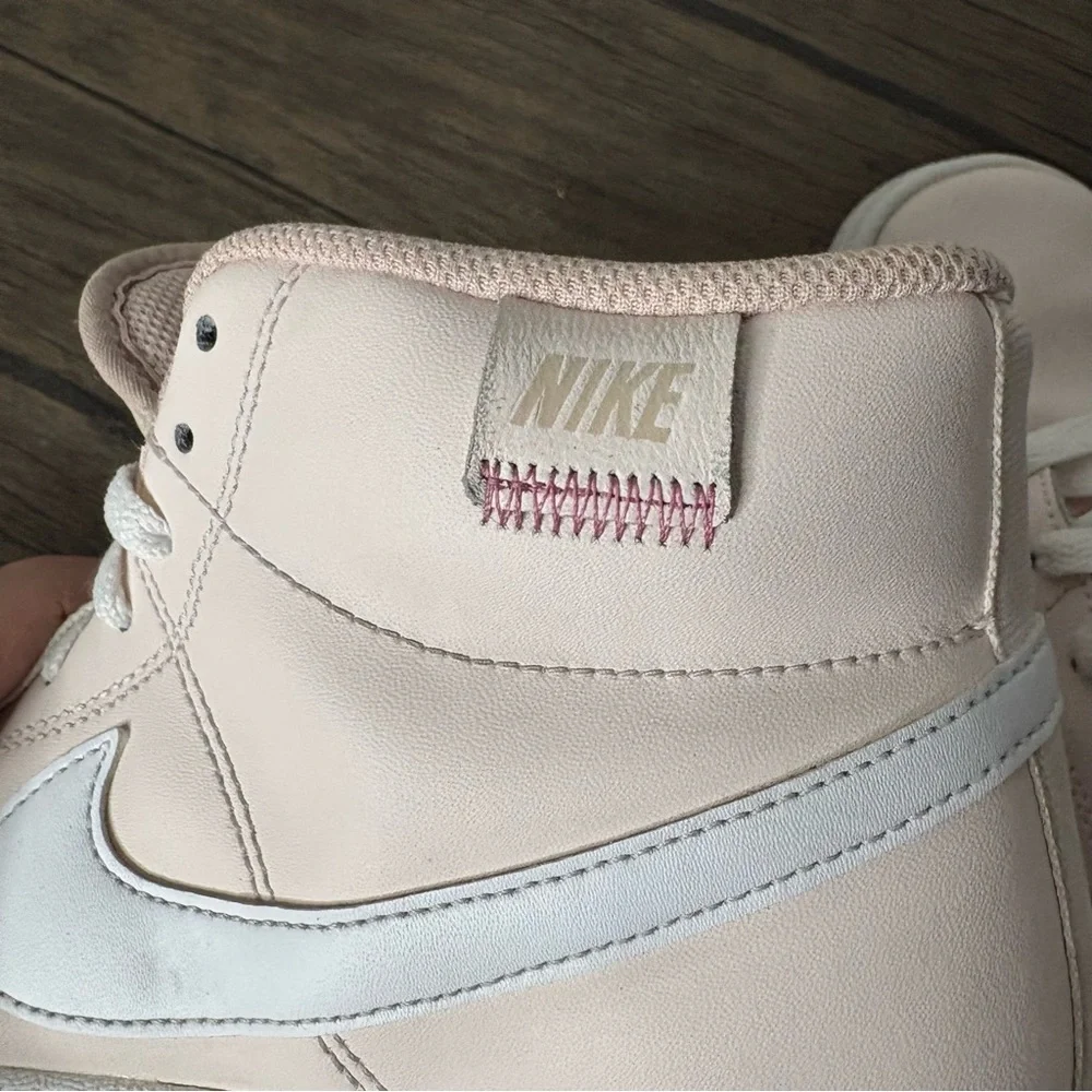 Womens Size 7 Nike Court Royale 2‎ Mid Soft Pink White Casual FD0286 600